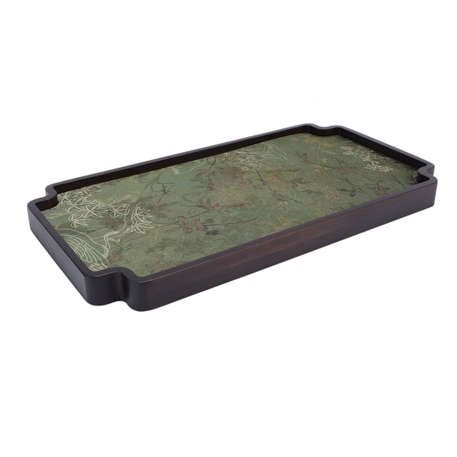 Bandeja De Té Gongfu, Bandeja De Té De Madera Resistente Al Calor, Fácil De Limpiar, Compacta Para Oficina