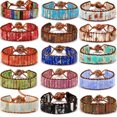 thumbnail image 4 of RSAMD Wholesale Women 7 Chakra Natural Stone Braided Bead Bracelet Wrap Bangle Jewelry-4mm Square-7 chakra Stone, 4 of 9