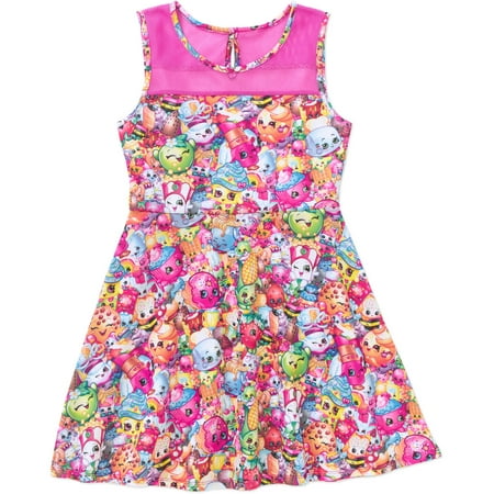 Shopkins - All Over Print Scuba Dress - Walmart.com