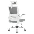 thumbnail image 6 of Gray Mesh Back in Gray Fabric Seat with Flip Arms and 2D Headrest, 6 of 10