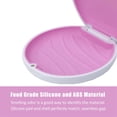 thumbnail image 4 of Étui de Rétention, Étui Aligneur Mince Mignon Compatible avec Invisalign, Support de Rétention avec Outil de Retrait d'Aligneur, Brosse et Mâcher, Sac à Corde (Blanc Extérieur Silicone Rose), 4 of 6