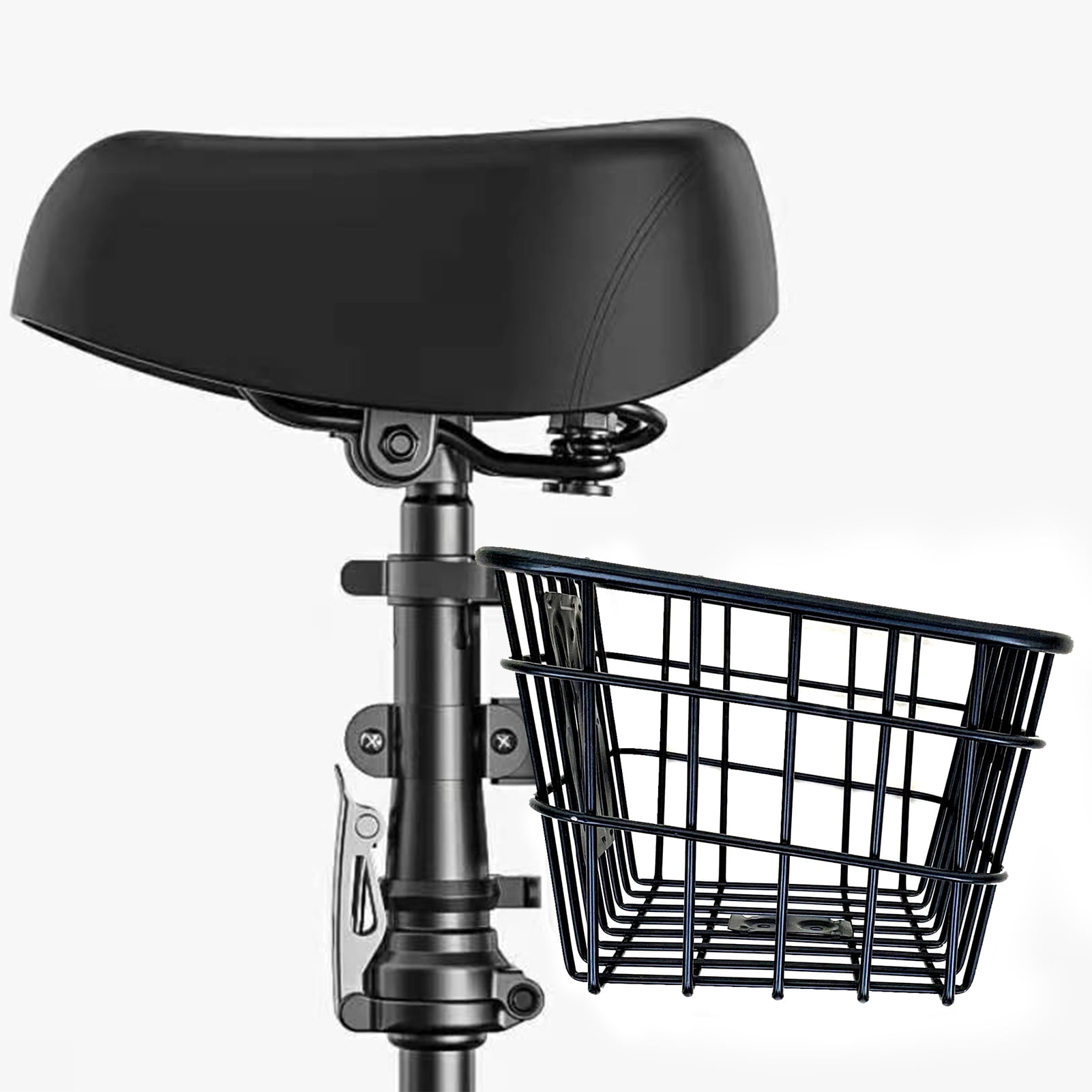 YIFAEUX Front Bike Basket with Screws Large Capacity Strong Load-bearing Rustproof Mountain Road Bicycle Basket Replacement
