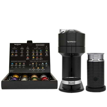 Nespresso - Vertuo Next Premium by Breville with Aeroccino3 - Classic Black