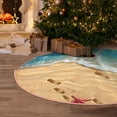 thumbnail image 5 of Fotbe Tropical Beach With Starfish Pattern Christmas Tree Skirt, Tree Skirts Plush Christmas Decorations, Christmas Tree Skirts Xmas Decorations Holiday Party Decor-30", 5 of 6