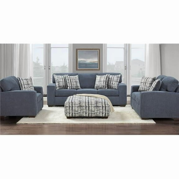 Neo Living NL705-NAVY-MASL-SOFA Gianna Sofa, Navy