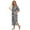 D, variant on Womens Long Sleeve Bathrobe Nightgowns Soft Floral Cotton Night Shirts Sleepwear Robe Night Gown Sleep Shirt Pajama Dress S-2XL