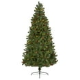 thumbnail image 3 of Nearly Natural 7.5' Spruce Artificial Christmas Tree Prelit with LED Lights, Green, 3 of 9