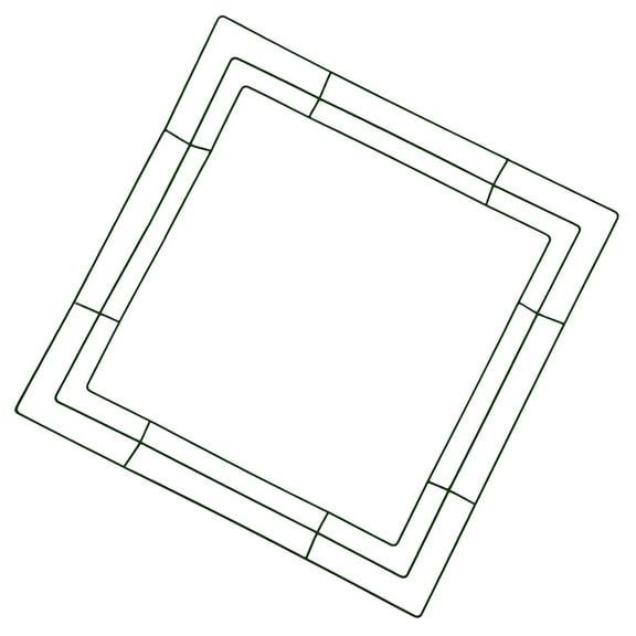 STOBOK Green Wreath Frame Wire for Lampshade and Floral Crafts
