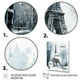 thumbnail image 3 of Designart Winter Scenery In The City Canvas Wall Art, 3 of 5