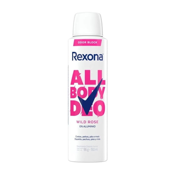 Desodorante Rexona Women Aerosol Wild Rose 150ml
