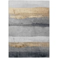 thumbnail image 2 of Addison Rugs Chantille Indoor/Outdoor Transitional Stripes Gold Machine Washable Rectangle Rug, 9' x 12', 2 of 8
