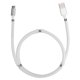 thumbnail image 1 of Cable de datos de absorción magnética portátil, TPE suave de 1m/3,3 pies, tipo C, Cable de carga rápida, 1 of 8