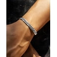 thumbnail image 3 of Pulsera Esclava De Acero Inoxidable Para Hombre 6mm 8mm Xtellar plateado, 3 of 5