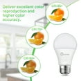 thumbnail image 3 of A19 LED Light Bulb, 100W Equivalent Light Bulbs, 15W 5000K Daylight, 1500 Lumens, Non-Dimmable LED Bulb, E26 Standard Base for Indoor and Outdoor, ETL Listed, 4-Pack, 3 of 6