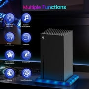 Cooling Stand for Xbox Series X/S with RGB Light,12 Colors 300 Effects,Console Accessories