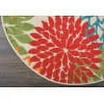thumbnail image 6 of Nourison Aloha Indoor/Outdoor Green 4' x round Area Rug, (4 Round), 6 of 10