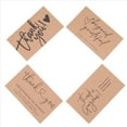 thumbnail image 1 of 120 Piezas Exquisitas Tarjetas de Thank You de Papel Kraft, para PequeñAs Tarjetas de Reconocimiento de Negocios Tarjetas de DecoracióN de Regalo, 1 of 8
