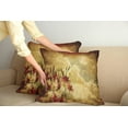 thumbnail image 2 of Ambesonne Vintage Throw Pillow Cover 2 Pack, Retro Flower Chamomile, 20", Tan Orange, 2 of 5