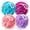 75g Vivacity, variant on Mrsdry Loofah Sponge, XXL Large Loofah 100g 4 Pack, Bath Sponge Soft Mesh Shower Loofah for Men, Body Scrub, Shower Pouf Bath Accessories, for Body Wash, Soap (Blue Gray)