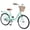 Green, variant on Harmie 24 Inch Folding Bike Adult Bicycle Steel Frame Single Speed V-Brakes City Commuter Outdoor Fitness Bike Pink