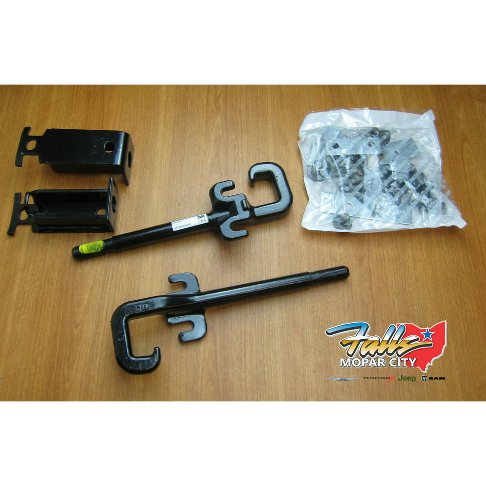 2014-2018 Jeep Grand Cherokee Front Tow Hook Set and Hardware Mopar OEM 82212095 - Walmart.com 2017 Jeep Grand Cherokee Front Tow Hooks