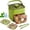 Green, variant on 48 Cube Ice Maker With Easy Press Lid, Double Layer Portable Ice Cube Container with Lid and Storage Box for Freezer, Handled Press-Type Ice Cube Tray with Lid and Bin for Whiskey, Cocktail (Green)