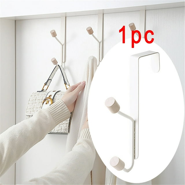 Sokhug Bath Towel Hooks Over The Door Decorative Rack Clothes Coat Belt Hanger