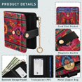 thumbnail image 5 of Small Wallet For Women Bifold Leather Pocket Coin Credit Card Holder With RFID Blocking Traditional Uzbek-style Patterns, 5 of 6