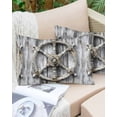 thumbnail image 6 of Rudder Coastal Throw Pillow Cover 24 x 36 Inch Decorative Pillow Cover Vintage Nautical Beach Summer Ocean Lumbar Pillowcase Seasonal Rectangle Cushion Case for Couch Sofa Bed Living Room, 6 of 7