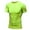 ZC Green, variant on Men Shapewear Compression Shirts Moisture Wicking Short Sleeve T Shirt Rash Guard Base Layer Undershirt Slim Gym Tops