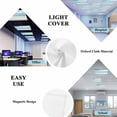 thumbnail image 4 of Blue Ocean Fluorescent Light Covers for Ceiling Lights 4x2 feet,4 Pack Magnetic Light Filters for Classroom,Coastal Sea Beach Shore Sky Waves Scenery Fluorescent Light Shade Panel for Office School, 4 of 9