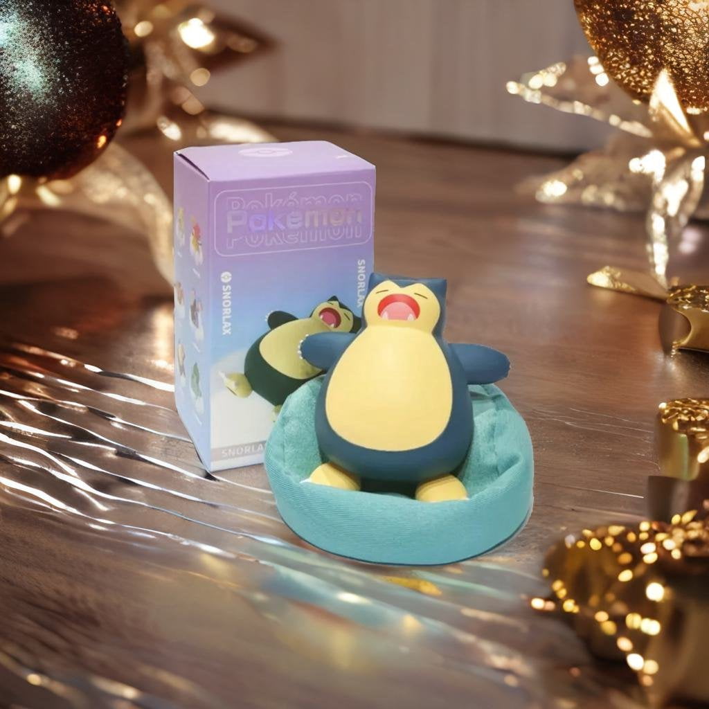 Pokemon Langbowang 6” Sleeping Pokemon Figurine with Sleeping Bag