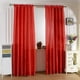 thumbnail image 3 of 1 Cortina Ventana Satén Color para Habitación Cortinas Sombreado (rojo), 3 of 5