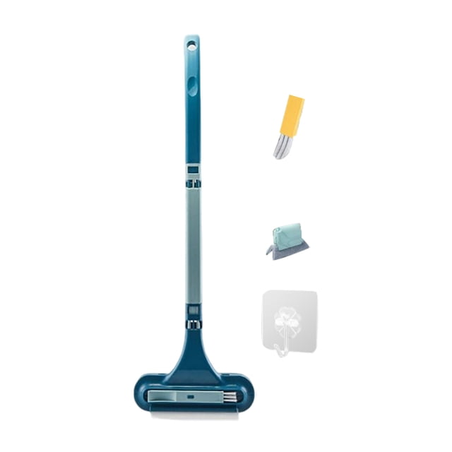 Window Screen Cleaning Brush 2 In 1 Window Screen With Squeegee Mesh Screen Purpose Cleaning Brush For Patio Door Porch Screens
