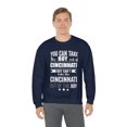 thumbnail image 4 of Can't take Cincinnati Pride out of the boy Unisex Sweatshirt S-2XL Proud, 4 of 6