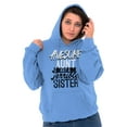 thumbnail image 3 of Best Awesome Crazy Sister Cute Funny Women Plus Size Graphic Pullover Hoodie Brisco Brands 2X, 3 of 3