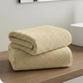 thumbnail image 1 of Pack de 2 Toallas de Microfibra Grandes (140x70 cm) Extra Suaves y de Secado Rápido para Baño, Alberca, Gimnasio y Viaje, Mod. Beige, 1 of 1