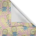 thumbnail image 6 of Ambesonne Hawaiian Valance & Curtain, Ananas Pineapple Palm Tree, 55"x36", Rose and Pale Yellow, 6 of 7