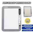 thumbnail image 3 of BAZIC White Board 5"x7", Magnet Dry Erase Board Attached to Locker, 1 Dry Erase Marker, 24-Pack, 3 of 5