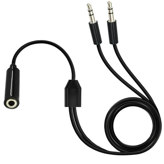 2 In 1 3.5mm Splitter Headphone Adapter 3.5mm 1 Male/Female To 2 Female/Male Cable Splitter 2 Port Headsets Extension