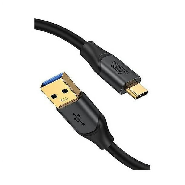 wonima11 USB C to USB A Cable 5FT, USB 3.1 USB 3.2 Gen2 10Gbps USB A to C Data Cable, Android Auto 3A for USB C External SSD MacBook Pro iPad, Galaxy S24/S23+, iPhone 16/15, 1.5m