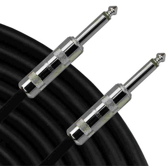 RapcoHorizon Speaker Cable - 1/4" to 1/4" TS - 18 Gauge - 50' Length