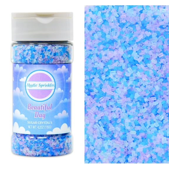 Mystic Sprinkles Beautiful Day Sugar Crystals 4.2 oz Bottle