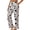 White Cow, variant on Ekouaer Pajama Pants Women 2026 Soft Casual Lounge Pajama Bottoms Comfy Stretch Sleep Pants Wide Leg Pj Bottoms with Pockets