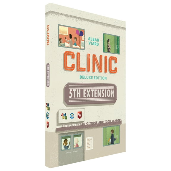 Capstone Games: Clinic Deluxe Extension 5 - Strategy Board Game Extension, 1-4 Players, Ages 12 , 60 - 150 Min Game Time
