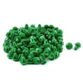 thumbnail image 1 of 100 Pieces Auto coche verde plástico Remaches Cierre Puerta Clips para 8mm Agujero, 1 of 1