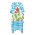 thumbnail image 2 of HELLHERO Tropical Hibiscus Long Kimono Swimsuit Cover Up Cardigan High Quality Fabrics Breathable Bathing Suit Cover Up, 2 of 6