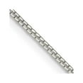 thumbnail image 7 of 925 Sterling Silver 1.25mm Round Box Chain 20 Inch, 7 of 7