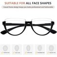 thumbnail image 4 of Eyekepper 4 Pack Reading Glasses - Ladies Half Moon Design Readers +1.50, 4 of 5