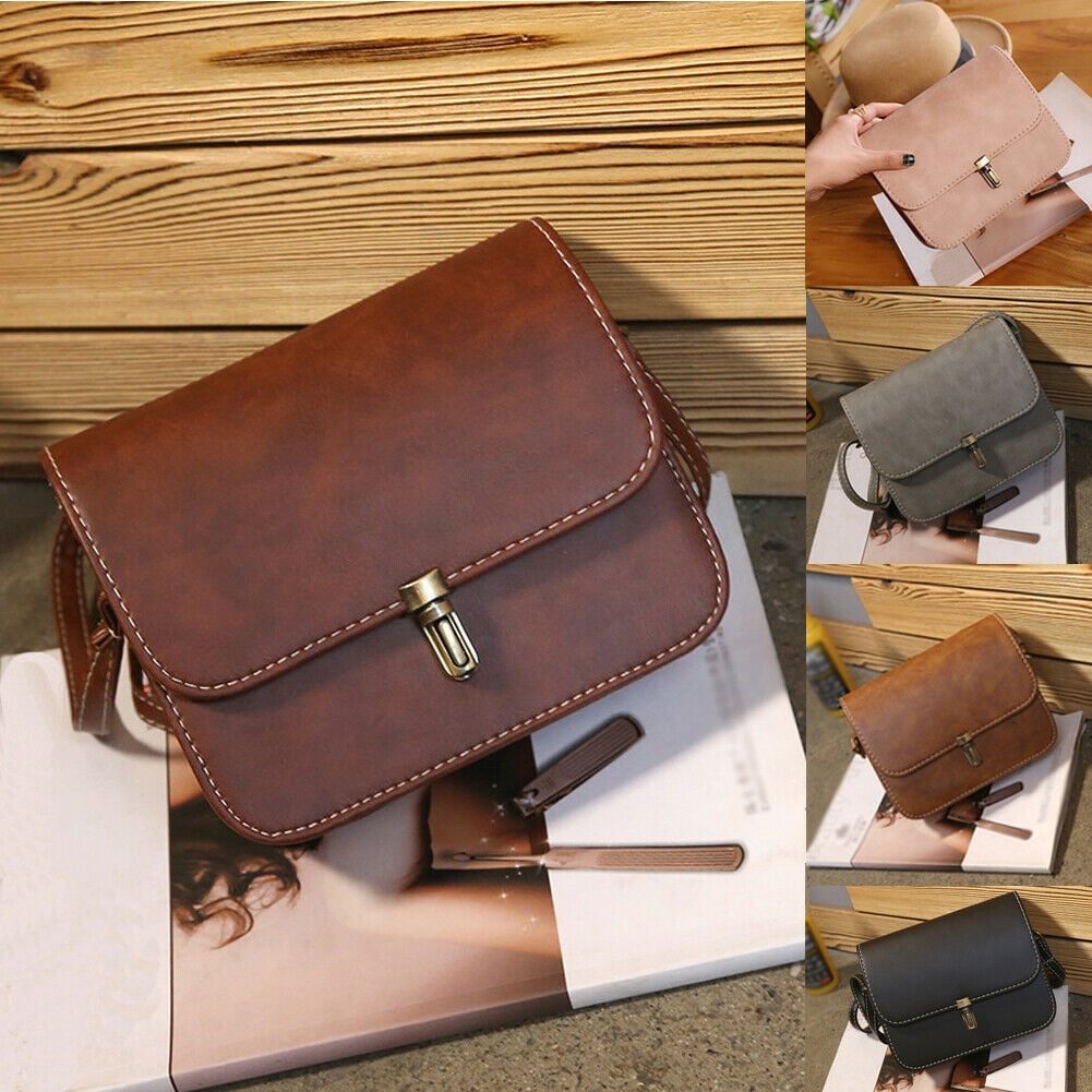 FOCUSNORM Ladies Womens Quilted Messenger Shoulder Crossbody Bag